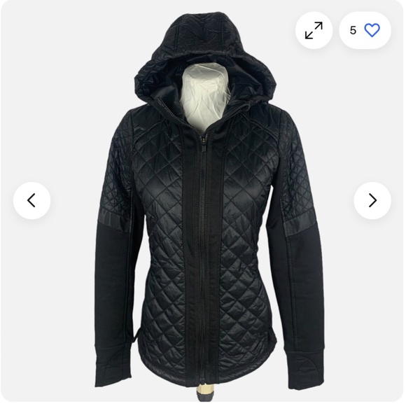 Athleta Featherless Puffer Jacket with Hood - Picture 1 of 4